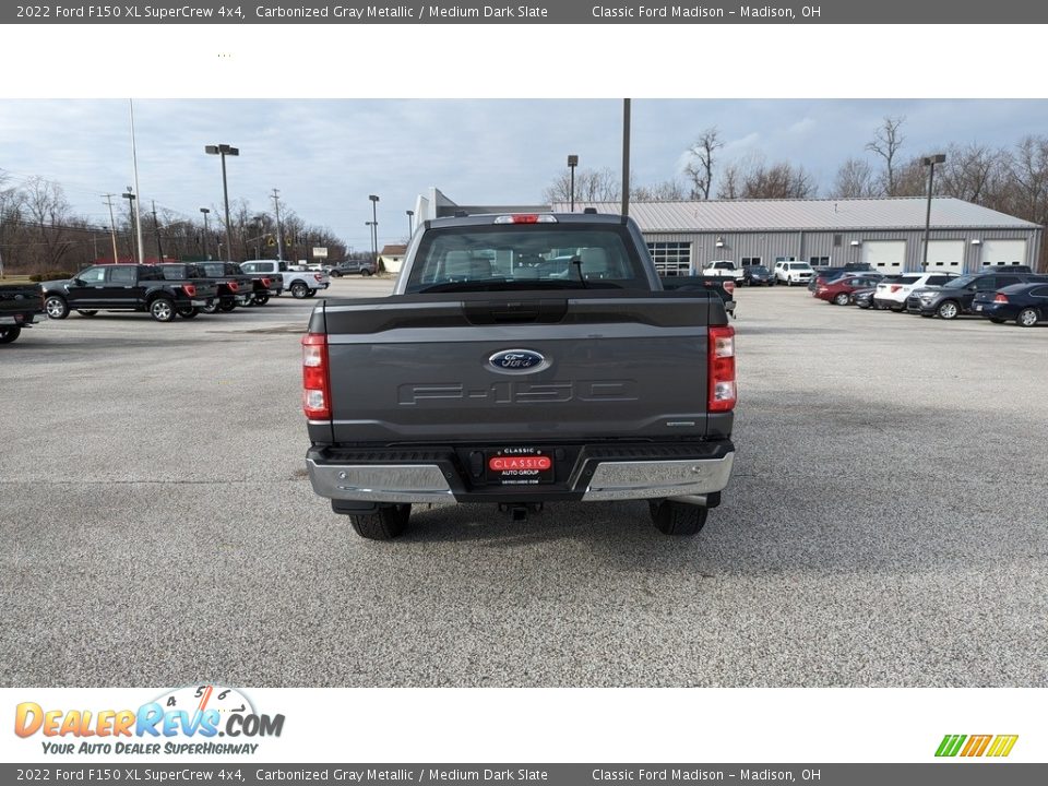 2022 Ford F150 XL SuperCrew 4x4 Carbonized Gray Metallic / Medium Dark Slate Photo #3