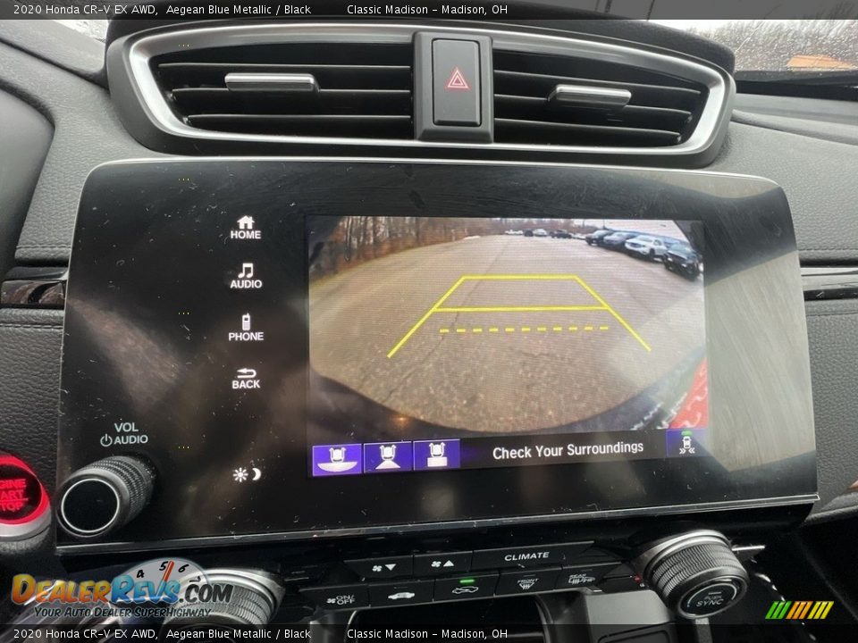 2020 Honda CR-V EX AWD Aegean Blue Metallic / Black Photo #12