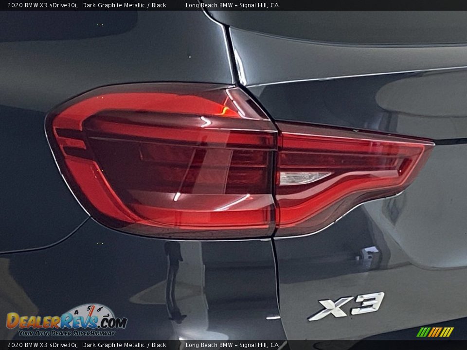 2020 BMW X3 sDrive30i Dark Graphite Metallic / Black Photo #8