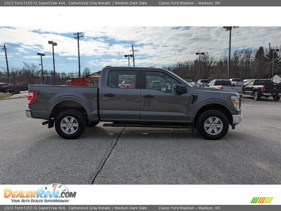 2022 Ford F150 XL SuperCrew 4x4 Carbonized Gray Metallic / Medium Dark Slate Photo #4