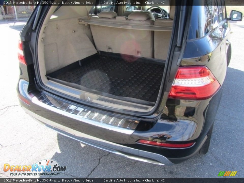 2013 Mercedes-Benz ML 350 4Matic Black / Almond Beige Photo #21