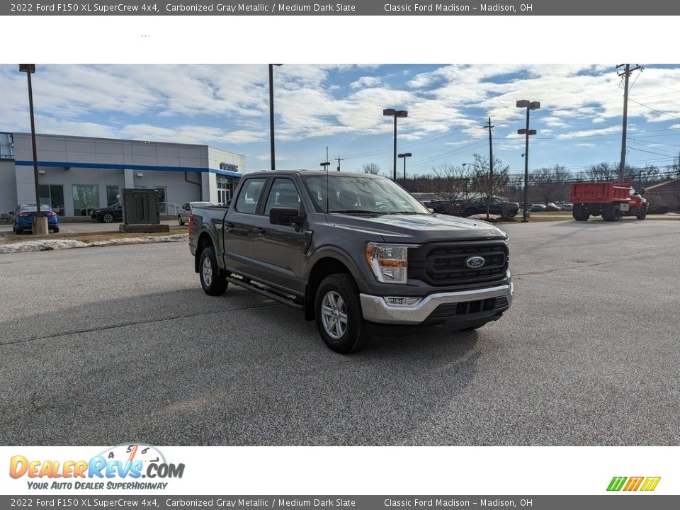 2022 Ford F150 XL SuperCrew 4x4 Carbonized Gray Metallic / Medium Dark Slate Photo #5