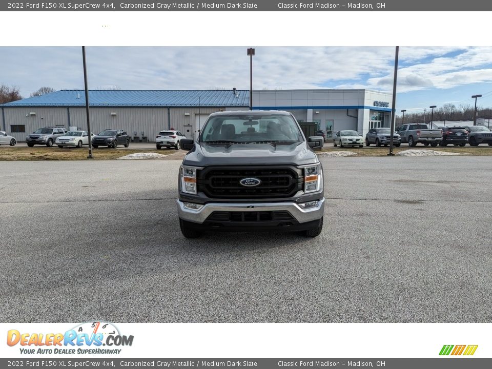 2022 Ford F150 XL SuperCrew 4x4 Carbonized Gray Metallic / Medium Dark Slate Photo #6