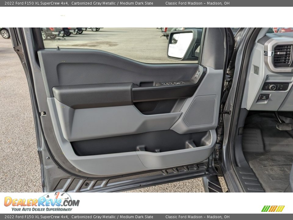 2022 Ford F150 XL SuperCrew 4x4 Carbonized Gray Metallic / Medium Dark Slate Photo #8