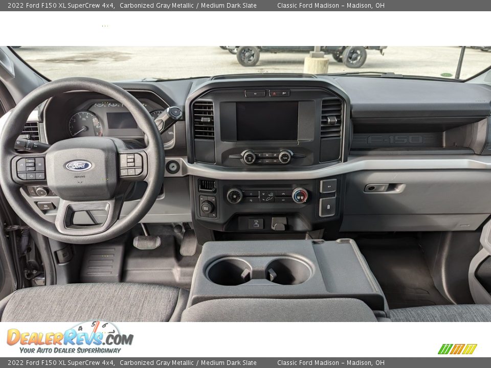 2022 Ford F150 XL SuperCrew 4x4 Carbonized Gray Metallic / Medium Dark Slate Photo #10