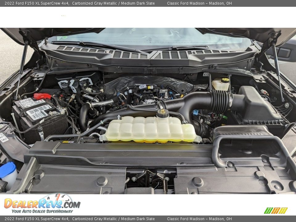 2022 Ford F150 XL SuperCrew 4x4 Carbonized Gray Metallic / Medium Dark Slate Photo #13