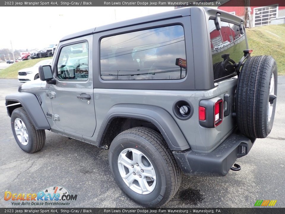 2023 Jeep Wrangler Sport 4x4 Sting-Gray / Black Photo #3