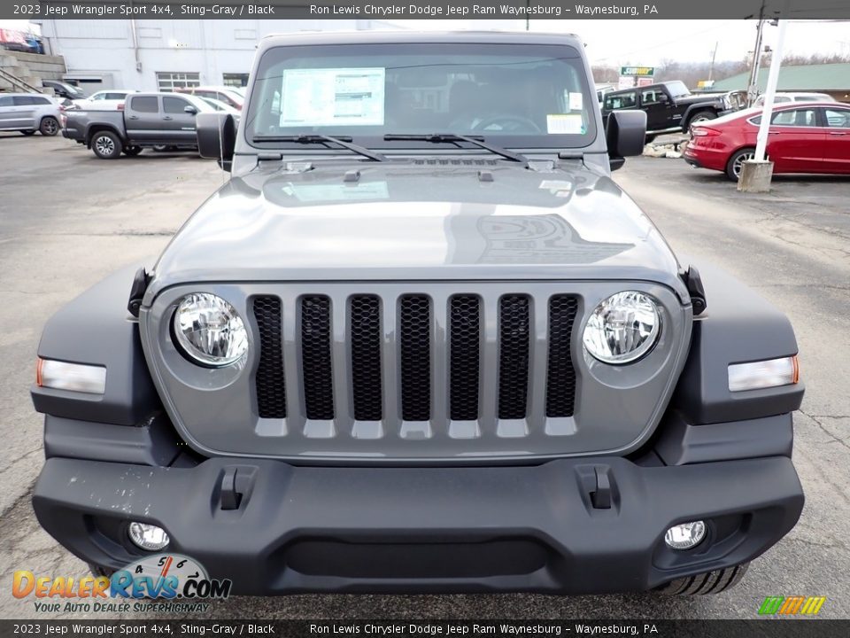 2023 Jeep Wrangler Sport 4x4 Sting-Gray / Black Photo #9