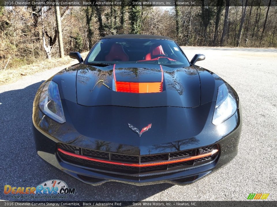 2016 Chevrolet Corvette Stingray Convertible Black / Adrenaline Red Photo #5