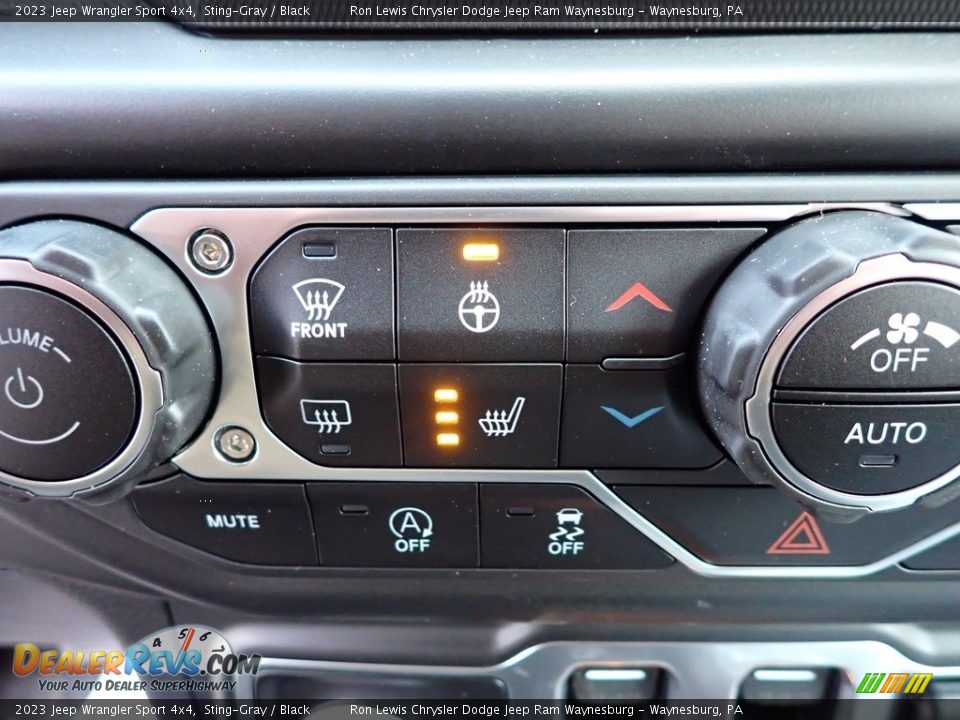 Controls of 2023 Jeep Wrangler Sport 4x4 Photo #16