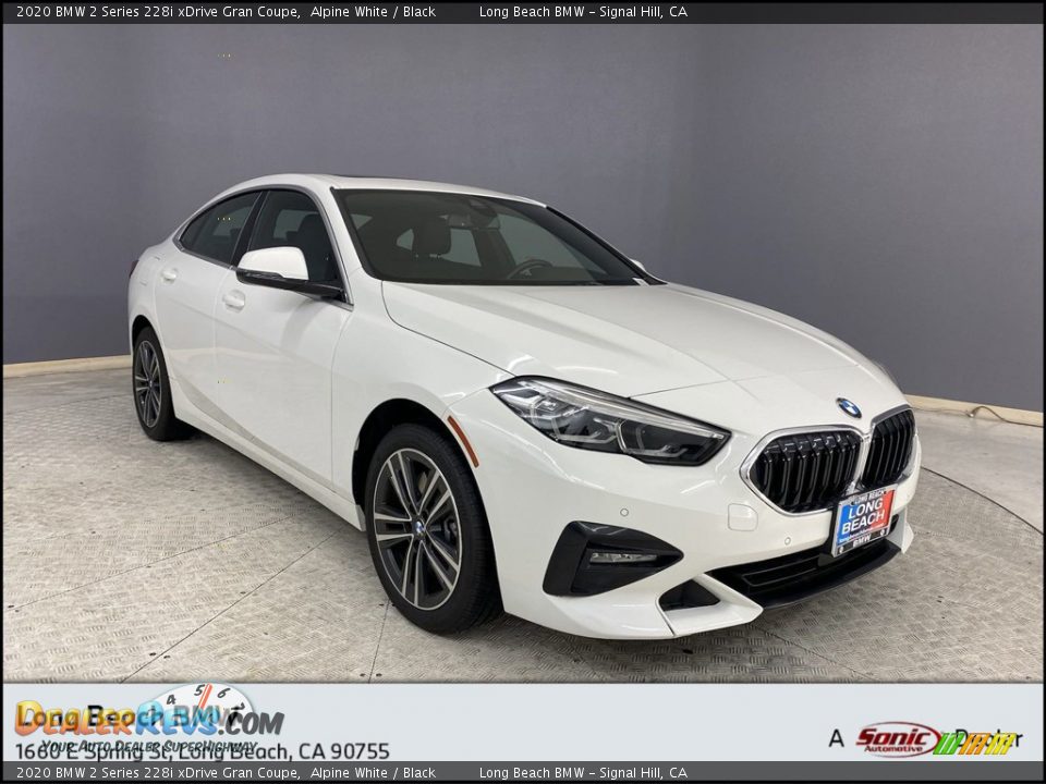 2020 BMW 2 Series 228i xDrive Gran Coupe Alpine White / Black Photo #1