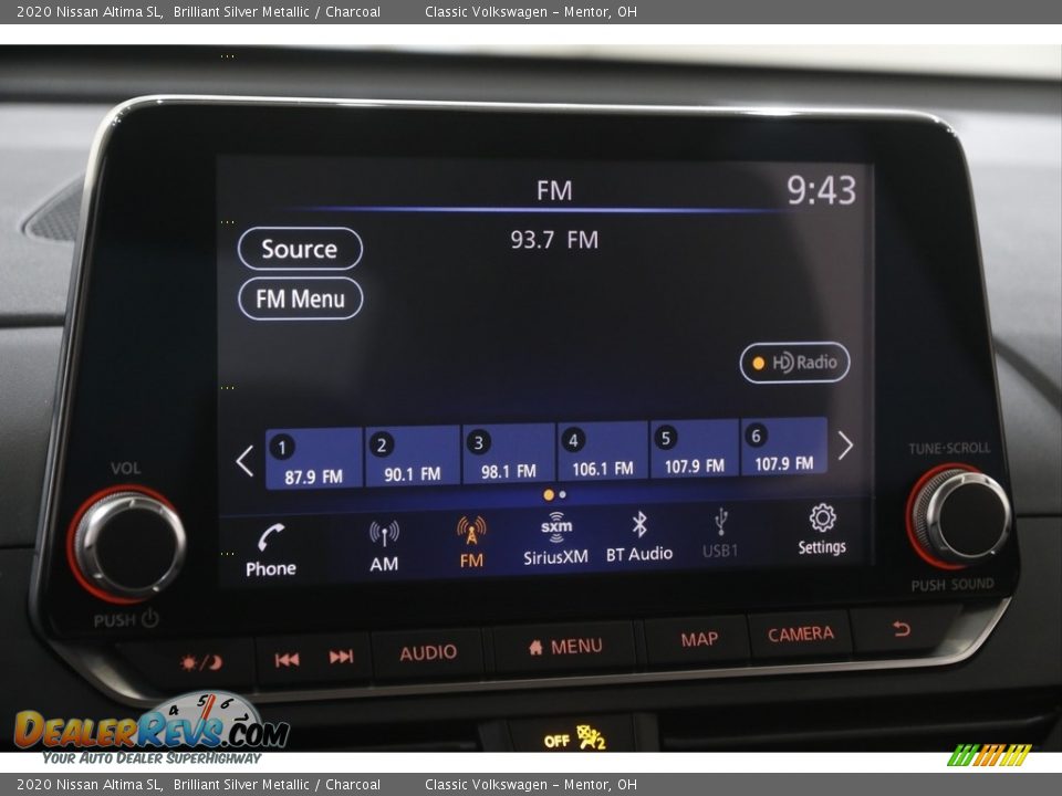 2020 Nissan Altima SL Brilliant Silver Metallic / Charcoal Photo #11