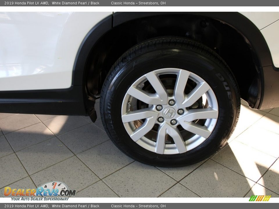 2019 Honda Pilot LX AWD White Diamond Pearl / Black Photo #11