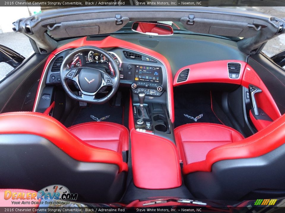 2016 Chevrolet Corvette Stingray Convertible Black / Adrenaline Red Photo #23