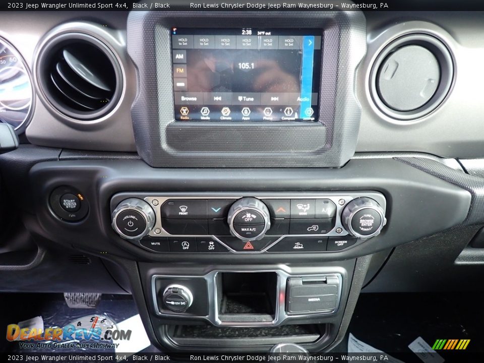 Controls of 2023 Jeep Wrangler Unlimited Sport 4x4 Photo #20