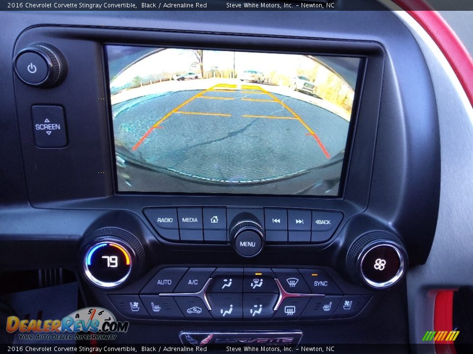 2016 Chevrolet Corvette Stingray Convertible Black / Adrenaline Red Photo #30