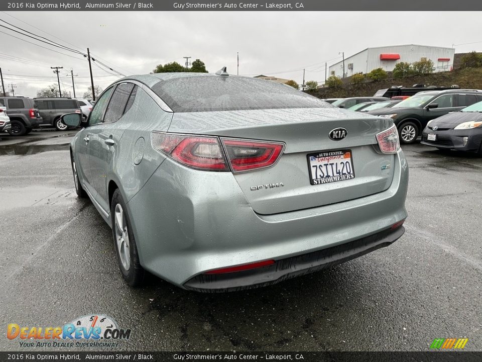 2016 Kia Optima Hybrid Aluminum Silver / Black Photo #4