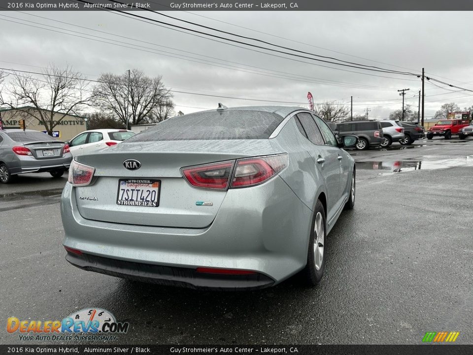 2016 Kia Optima Hybrid Aluminum Silver / Black Photo #6