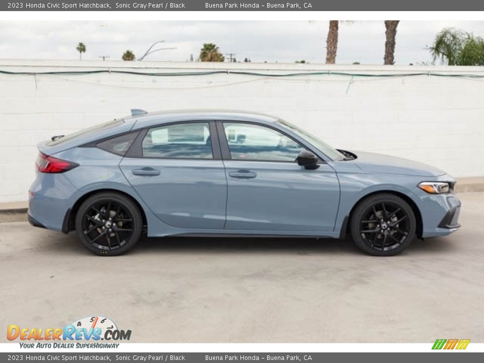 Sonic Gray Pearl 2023 Honda Civic Sport Hatchback Photo #8