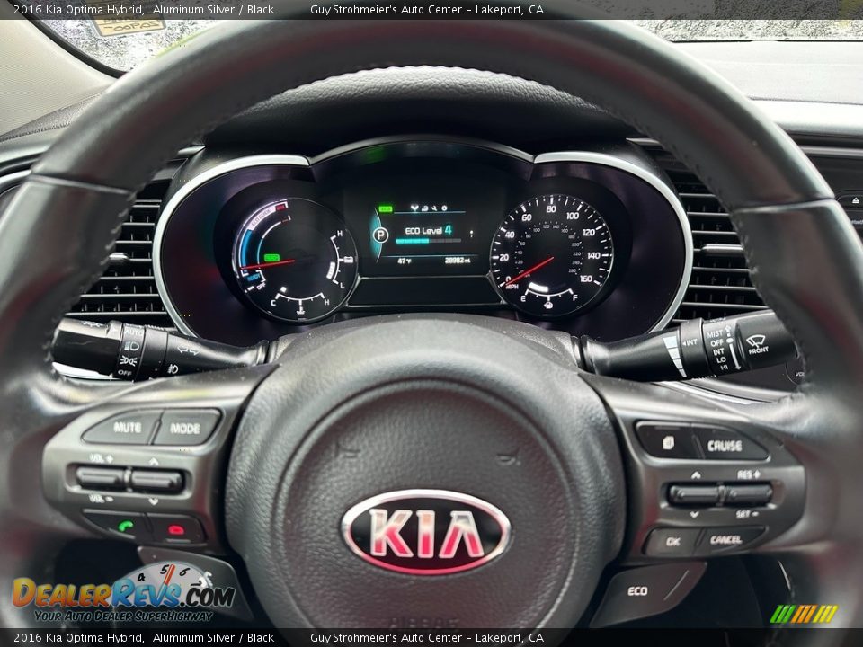 2016 Kia Optima Hybrid Steering Wheel Photo #9