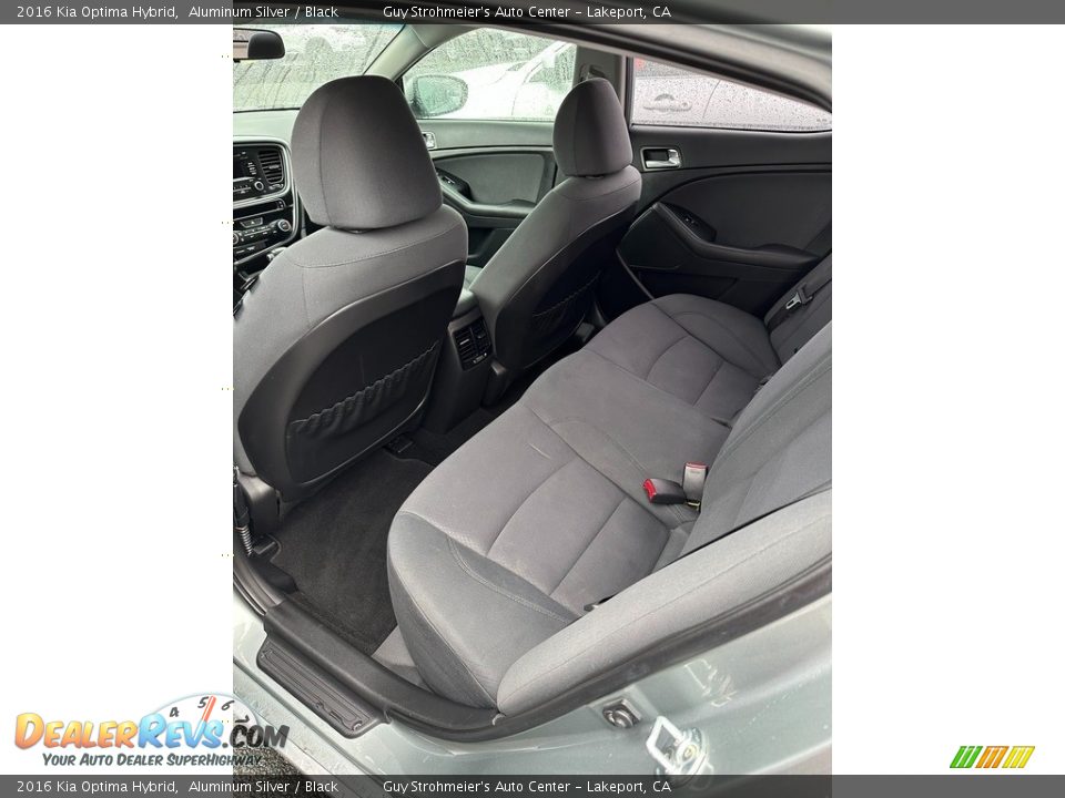 Rear Seat of 2016 Kia Optima Hybrid Photo #13