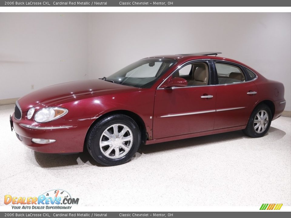 2006 Buick LaCrosse CXL Cardinal Red Metallic / Neutral Photo #3