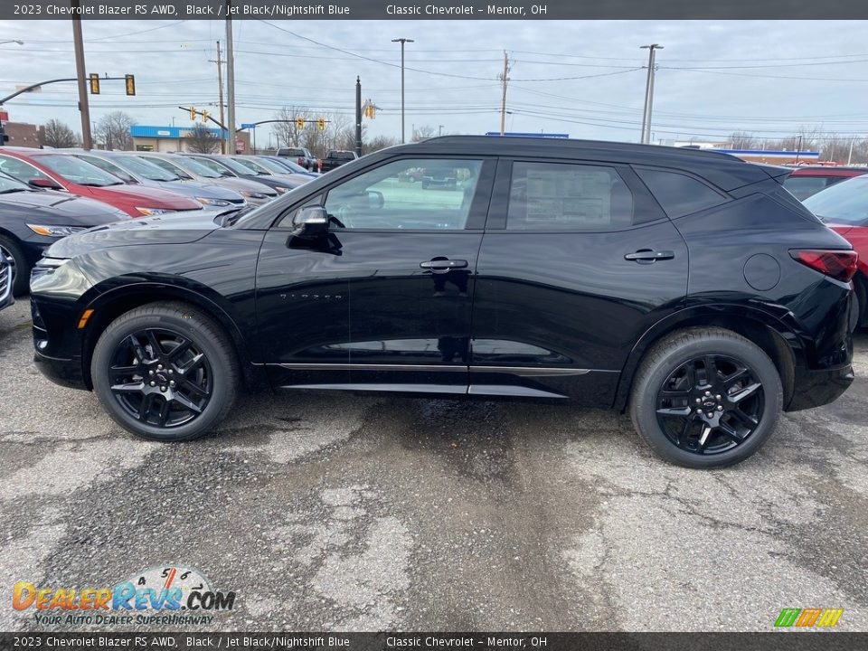 Black 2023 Chevrolet Blazer RS AWD Photo #3