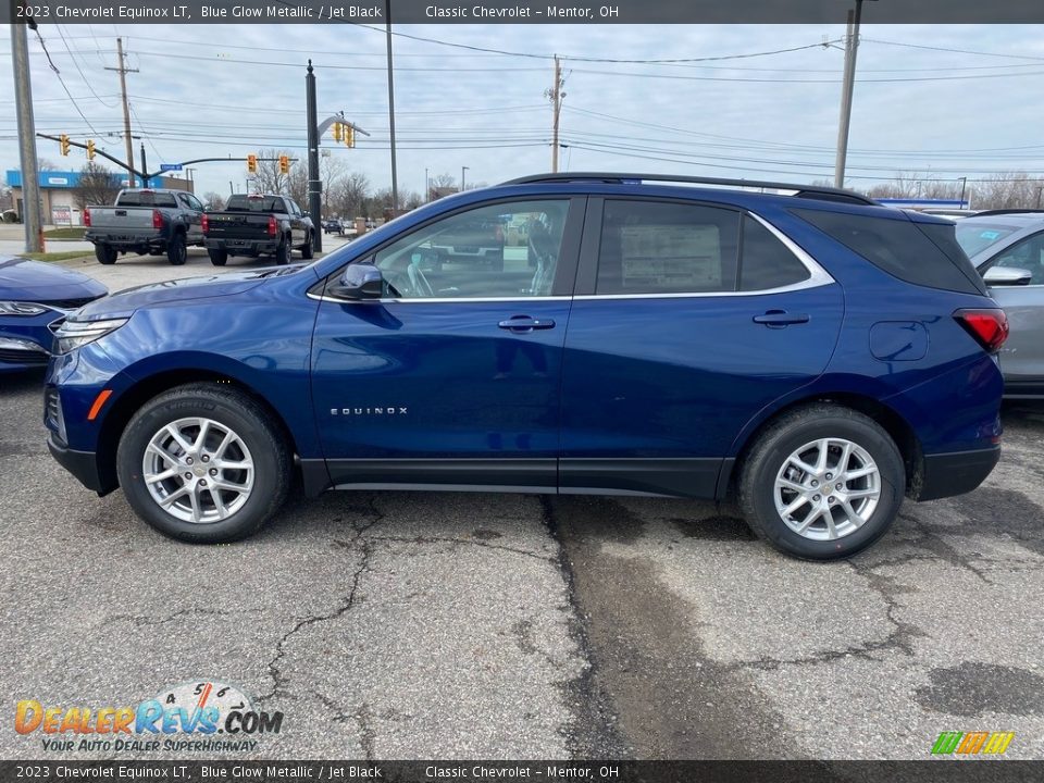 2023 Chevrolet Equinox LT Blue Glow Metallic / Jet Black Photo #3