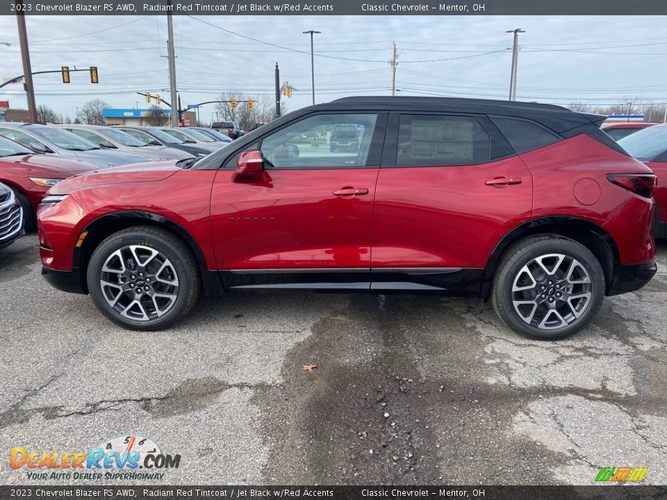 Radiant Red Tintcoat 2023 Chevrolet Blazer RS AWD Photo #3