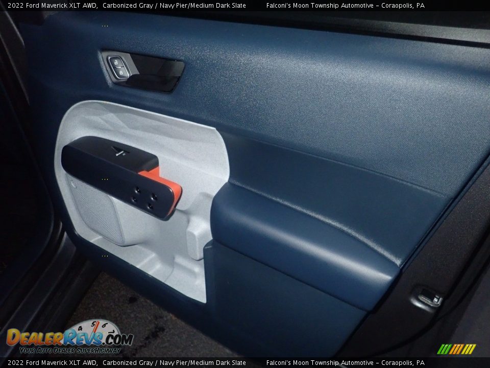 2022 Ford Maverick XLT AWD Carbonized Gray / Navy Pier/Medium Dark Slate Photo #12