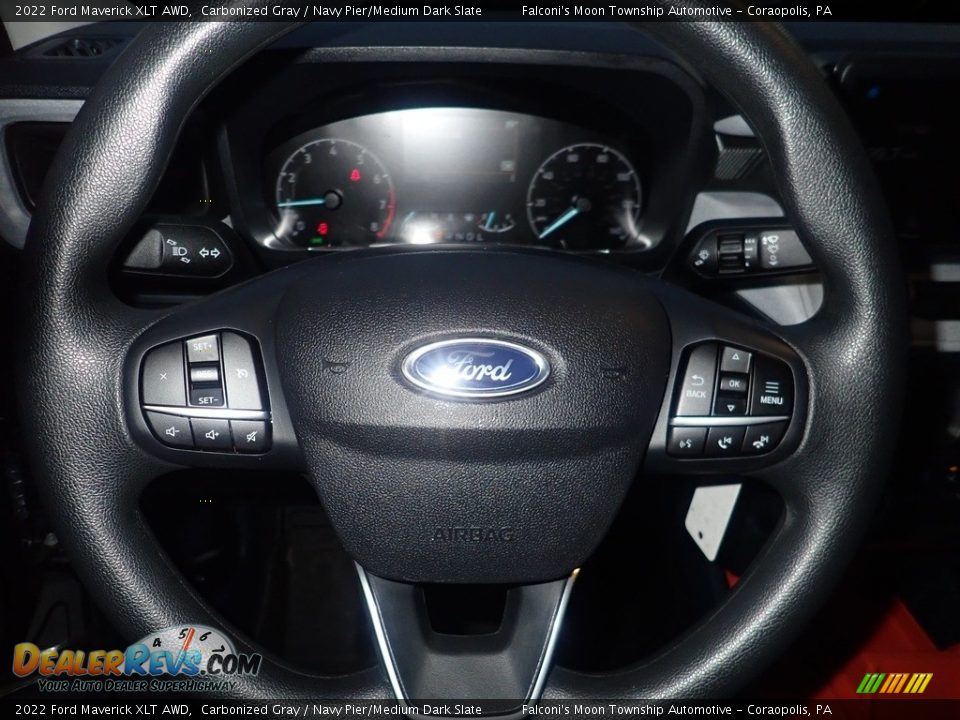 2022 Ford Maverick XLT AWD Carbonized Gray / Navy Pier/Medium Dark Slate Photo #23