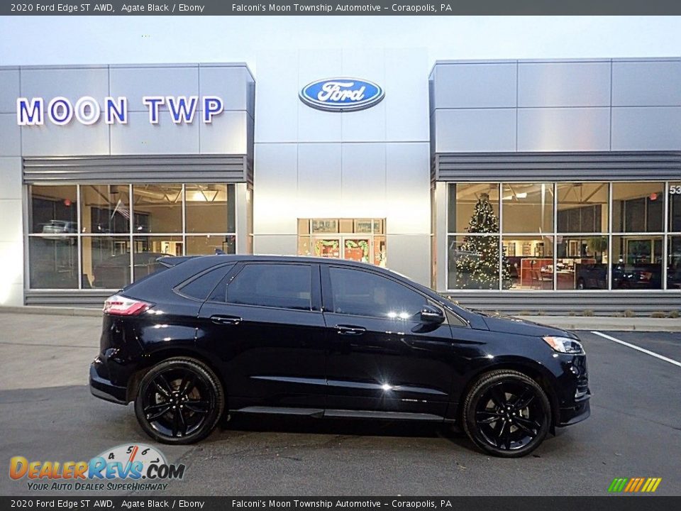 2020 Ford Edge ST AWD Agate Black / Ebony Photo #1