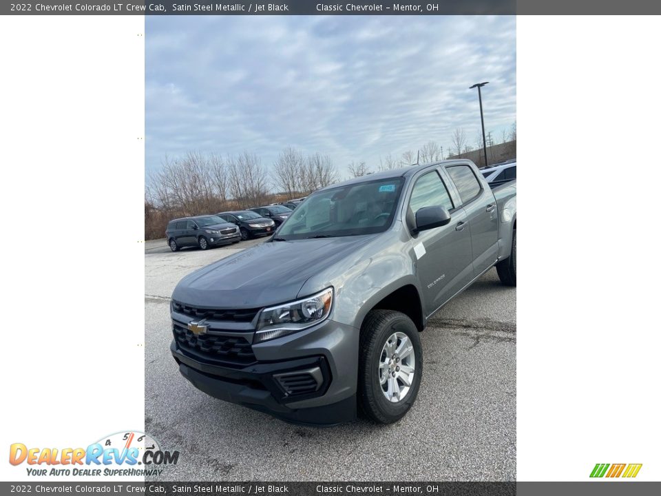 2022 Chevrolet Colorado LT Crew Cab Satin Steel Metallic / Jet Black Photo #2