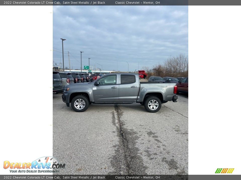 2022 Chevrolet Colorado LT Crew Cab Satin Steel Metallic / Jet Black Photo #3