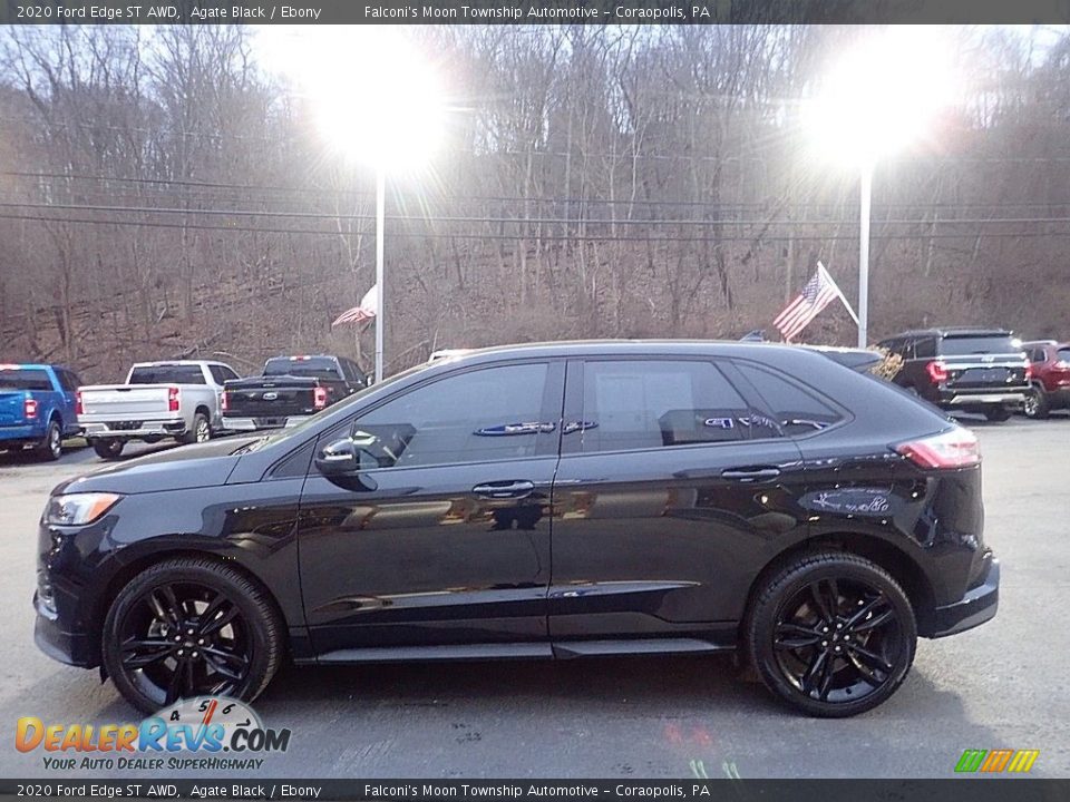 Agate Black 2020 Ford Edge ST AWD Photo #6