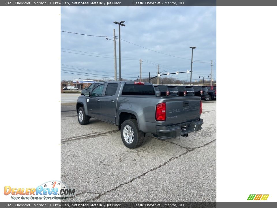 2022 Chevrolet Colorado LT Crew Cab Satin Steel Metallic / Jet Black Photo #4