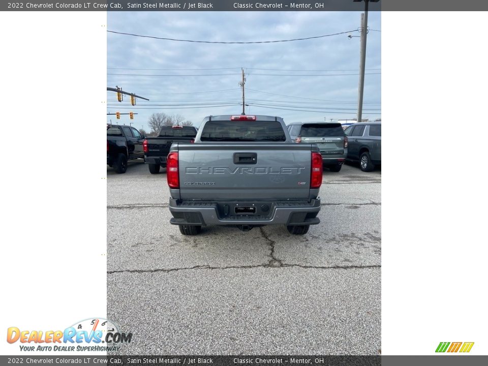 2022 Chevrolet Colorado LT Crew Cab Satin Steel Metallic / Jet Black Photo #5