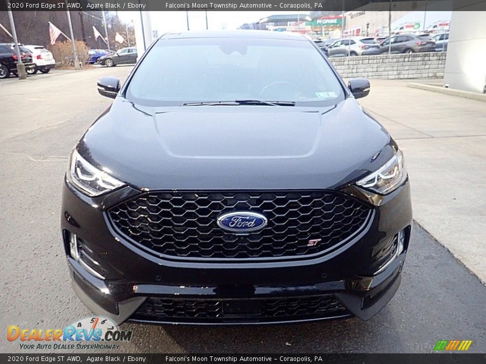 2020 Ford Edge ST AWD Agate Black / Ebony Photo #8