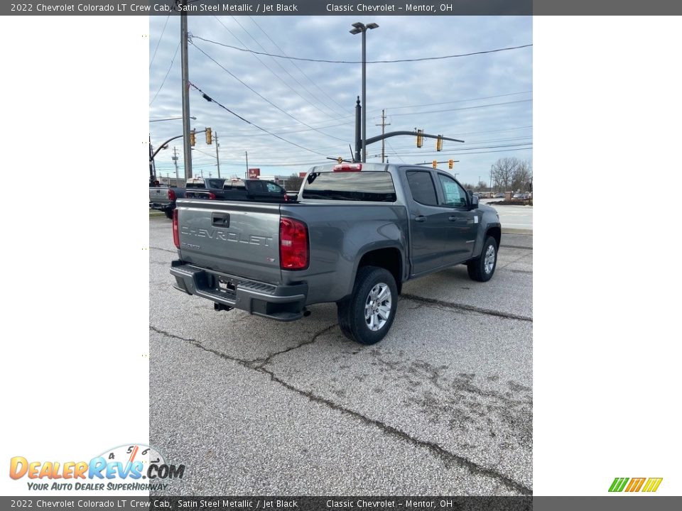 2022 Chevrolet Colorado LT Crew Cab Satin Steel Metallic / Jet Black Photo #6