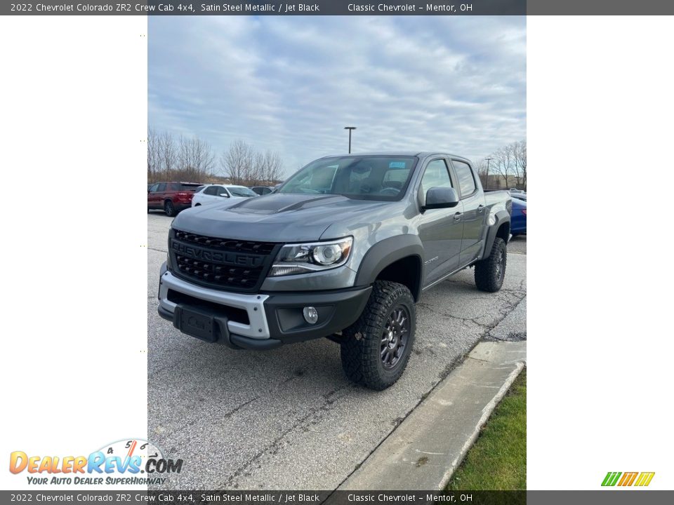 2022 Chevrolet Colorado ZR2 Crew Cab 4x4 Satin Steel Metallic / Jet Black Photo #2