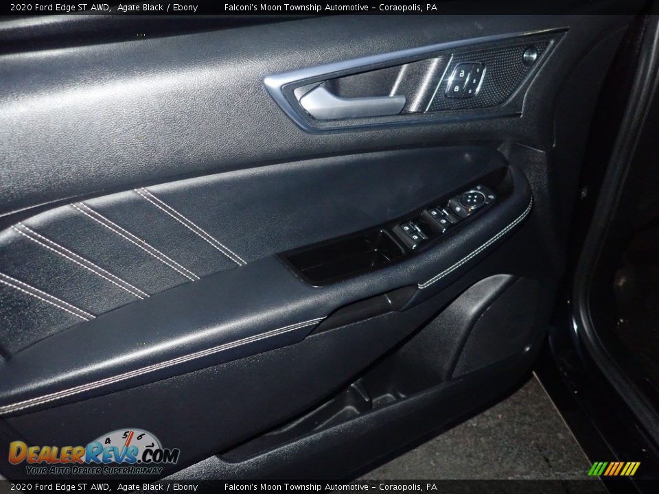 2020 Ford Edge ST AWD Agate Black / Ebony Photo #22