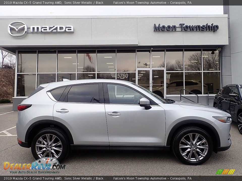 2019 Mazda CX-5 Grand Touring AWD Sonic Silver Metallic / Black Photo #1