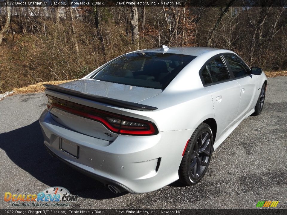 2022 Dodge Charger R/T Blacktop Triple Nickel / Black Photo #6