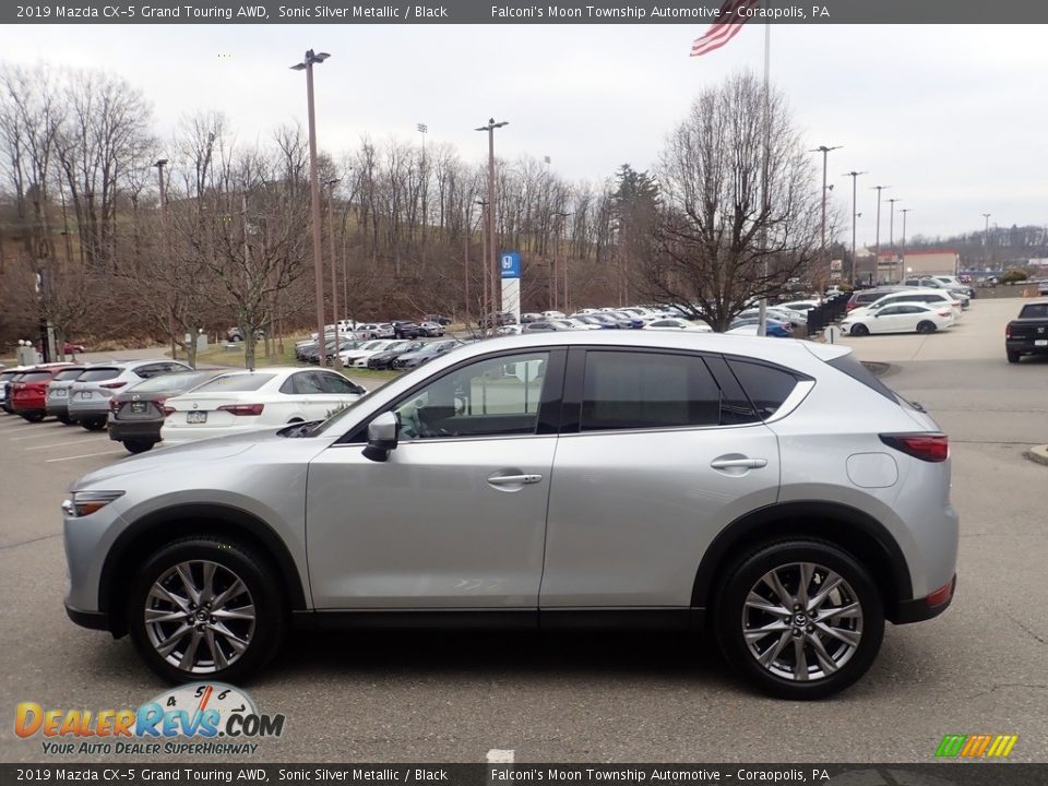 2019 Mazda CX-5 Grand Touring AWD Sonic Silver Metallic / Black Photo #6