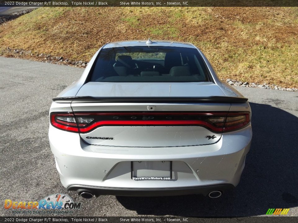 2022 Dodge Charger R/T Blacktop Triple Nickel / Black Photo #7