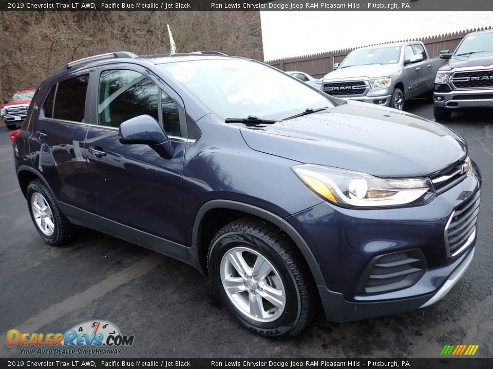 2019 Chevrolet Trax LT AWD Pacific Blue Metallic / Jet Black Photo #8