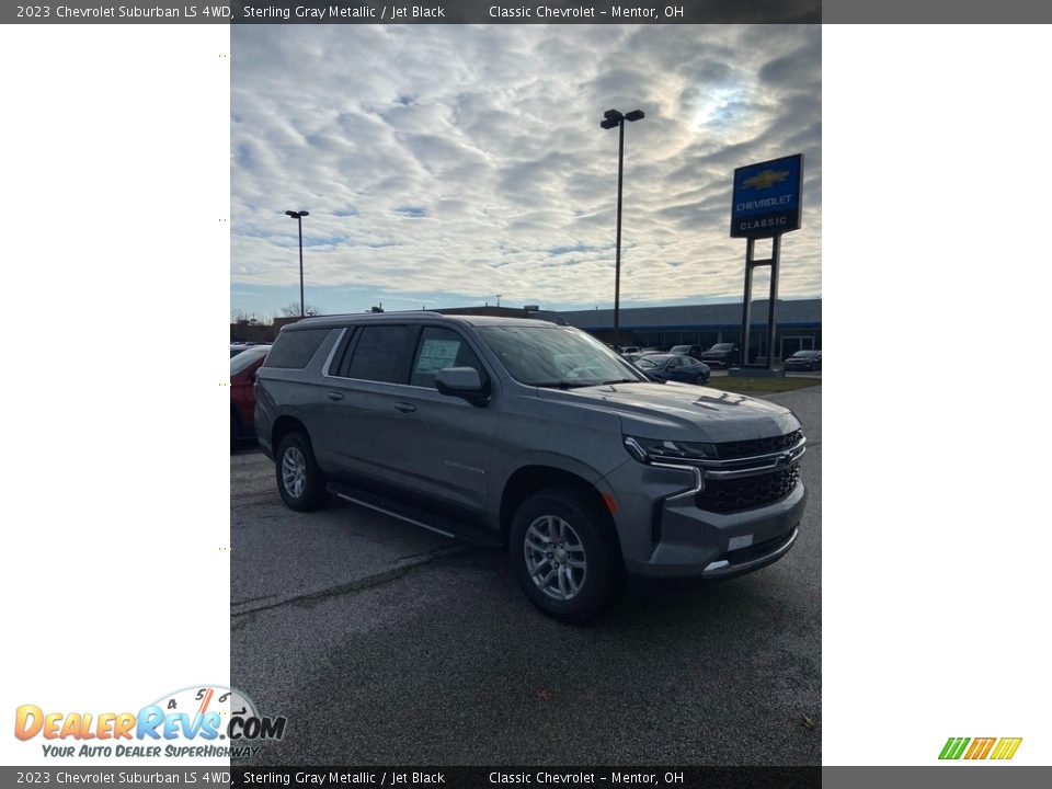 2023 Chevrolet Suburban LS 4WD Sterling Gray Metallic / Jet Black Photo #8