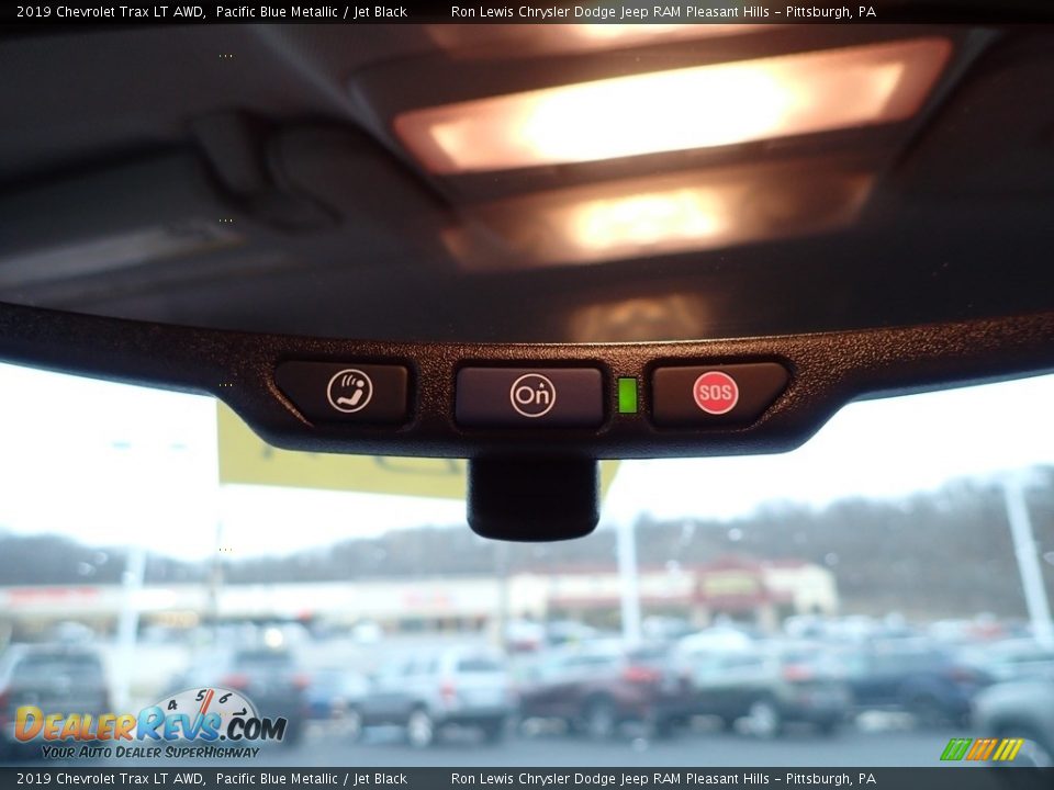 2019 Chevrolet Trax LT AWD Pacific Blue Metallic / Jet Black Photo #16