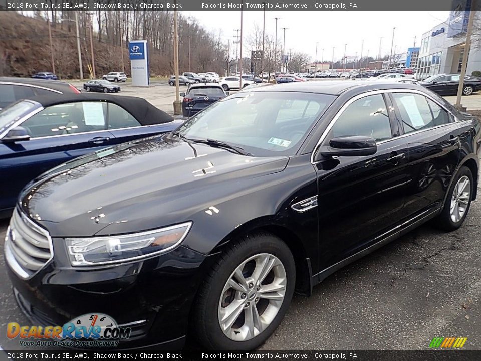 2018 Ford Taurus SEL AWD Shadow Black / Charcoal Black Photo #1