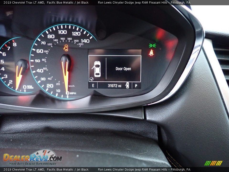 2019 Chevrolet Trax LT AWD Pacific Blue Metallic / Jet Black Photo #20